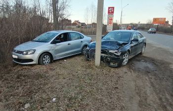 Три иномарки попали в аварию на въезде в Еманжелинск