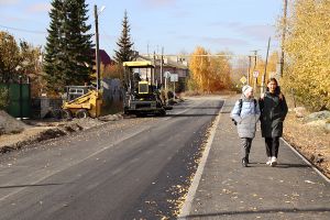 В Батуринском уложено новое дорожное полотно