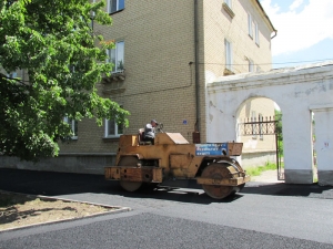 В Еманжелинске завершается капитальный ремонт тротуаров