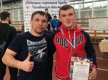 Тренер Константин Воязитов и ученик Александр Сергиенко