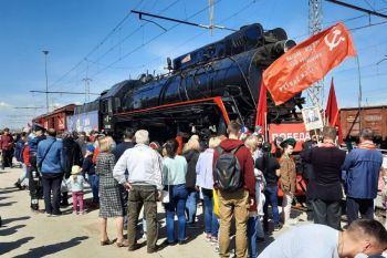 В Челябинск прибудет «Поезд Победы» на паровой тяге