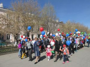 Первомай в Еманжелинске, 2017