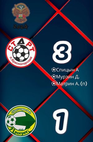 Красногорские футболисты одержали вторую победу подряд в первенстве области «Урожай»