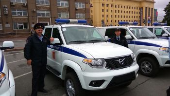 В Еманжелинск прибыл новый полицейский автомобиль, закрепленный за отделением патрульно-постовой службы