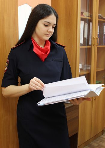 Лейтенант полиции Маргарита Евстафеева из Еманжелинска не пожалела, что выбрала профессию дознавателя