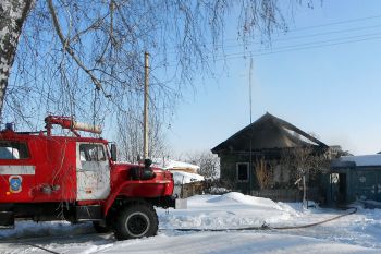Еманжелинские пожарные с 10 по 12 февраля приняли участие в тушении трех пожаров