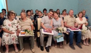 В Красногорском чествовали три супружеские пары