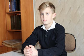 Еманжелинец, пятиклассник школы № 5 Виталий Истомин – кандидат на награждение нагрудным знаком «Горячее сердце»