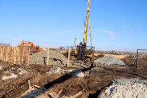 В Еманжелинске началось строительство нового пятиэтажного дома