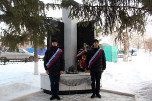 В Еманжелинске прошел митинг памяти, посвященный 29-й годовщине вывода советских войск из Афганистана