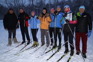 В Еманжелинске в городском бору прошли традиционные рождественские лыжные гонки