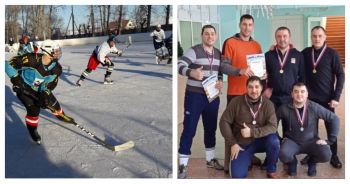 Хоккеисты и футболисты Еманжелинского района открыли зимний сезон товарищескими играми