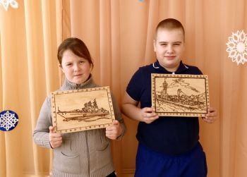 Призеры конкурса Анастасия Шультайс и Никита Сорокин