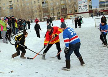 Хоккей в валенках