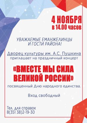 Вместе мы сила великой России