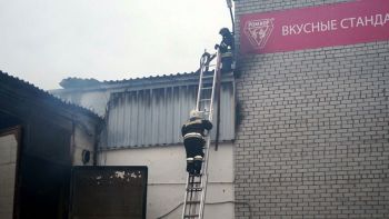В Еманжелинске сегодня ликвидирован пожар на МПК «Ромкор»