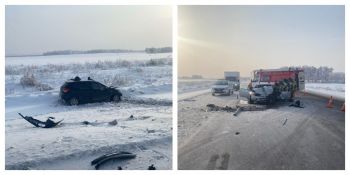 На трассе Челябинск-Троицк, на территории Еманжелинского района, в аварии пострадали четыре человека