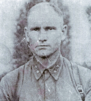 Михаил Федорович Костюшев - фото на военный билет