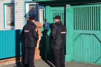 За неполный месяц еманжелинские полицейские посетили более 1300 квартир