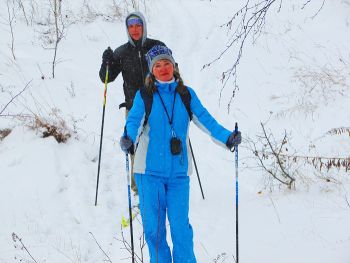 Лыжная прогулка: в Зауральском активные лыжники, а еще - отличные фотографы