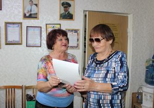В Еманжелинске поощрили председателей первичных ветеранских организаций