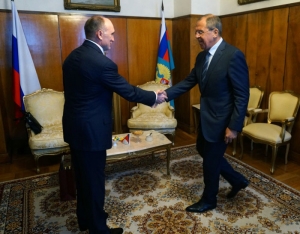 Борис Дубровский в Москве встретился с министром иностранных дел РФ Сергеем Лавровым