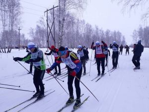 В Еманжелинске прошли соревнования «Лыжня России-2020»