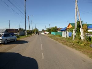 В Еманжелинске столкнулись автомобиль «Лада Калина» и мотоцикл «Сузуки»