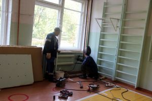 В школе № 15 поселка Зауральского Еманжелинского района завершается ремонт системы отопления