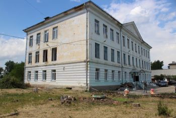 В филиале 9-й школы Еманжелинского района идет большой ремонт и восстанавливают спортзал