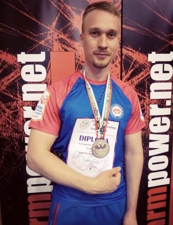 Еманжелинец Дмитрий Хмелевский представлял Россию на чемпионате Европы по пара-армрестлингу