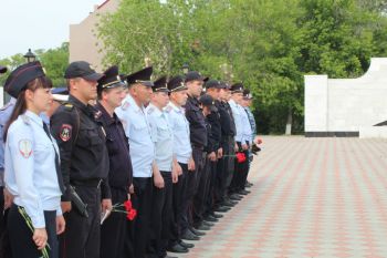 Еманжелинские полицейские приняли участие в акции «Завтра была война»