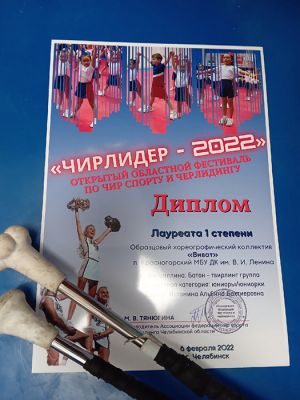 Ансамбль «Виват» из Красногорского стал лауреатом I степени регионального конкурса «Чирлидер-2022»