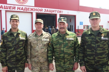 Александр Григоров, Алексей Томилов, Евгений Маслов и Антон Гофман после награждения