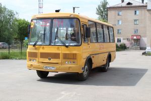 В Еманжелинск прибыл еще один школьный автобус