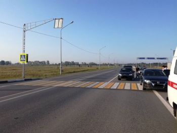 В аварии на трассе Челябинск-Троицк пострадал пешеход