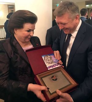 Валентина Терешкова и Дмитрий Вяткин