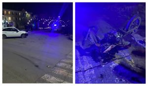 В Красногорском в аварию попал 18-летний водитель питбайка