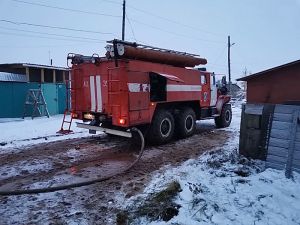 Пожар в Еманжелинске унес жизни двух человек