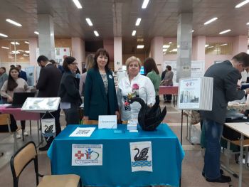 Представители еманжелинской городской больницы приняли участие в ярмарке вакансий в Южно-Уральском государственном медицинском университете