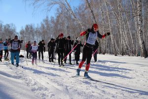 В Еманжелинске более ста человек приняли участие во всероссийской гонке «Лыжня России»