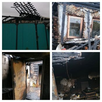 В Еманжелинске в один день сгорел дом и воспламенился автомобиль