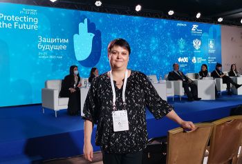Учитель еманжелинской школы № 16 Оксана Зазуляк выступила в Москве на третьей международной конференции