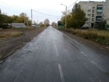 Место аварии в Зауральском