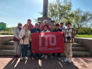 В Еманжелинске нормативы комплекса ГТО сдали ветераны-«скандинавы»