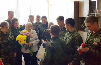 В гостях у фронтовика