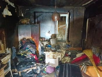 В Зауральском во время пожара погибла женщина