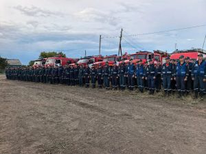 Участникам тушения пожаров объявили благодарность