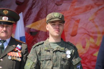 9 Мая, в День Победы, медаль &laquo;За отвагу&raquo; вручили еманжелинцу, участнику СВО Александру Ботикову